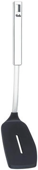 Fissler Silikon-Bratwender, mit Schlitz, Premium-Küchenhelfer, Silber