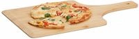 Relaxdays Pizzaschieber Bambus, 50 x 30 cm, als Pizzaschaufel, abgerundete Kanten,