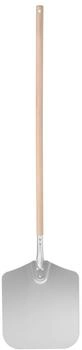 Hendi Pizzaschaufel quadratisch mit Holzgriff aus Aluminium (617816)