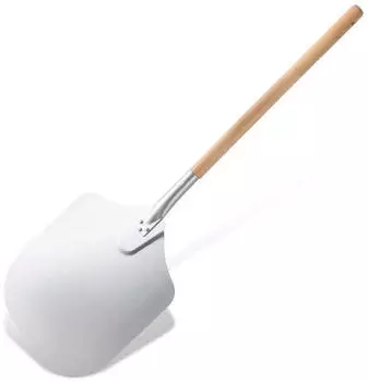 Fackelmann FMprofessional Pizzaschieber Aluminium Buchenholzgriff Ø32cm, 92cm