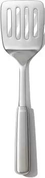 OXO Steel Pfannenwender, Edelstahl, Soft-Grip-Griff, 33cm (3120600)