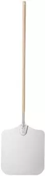 Hendi Pizzaschaufel quadratisch, Aluminium, Holzgriff, 355x1320mm (618028)