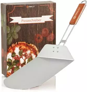 Mahlzeit Pizzaschieber Edelstahl, Bambusgriff, 25,5x30,5cm (SCHIEBER1)