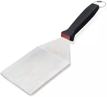 FMprofessional Presist Pizza- und Burgerwender, Edelstahl/POM, schwarz-rot