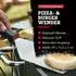 FMprofessional Presist Pizza- und Burgerwender, Edelstahl/POM, schwarz-rot