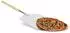 Relaxdays Pizzaschaufel eckig, Metall/Holz, 30,5x79cm