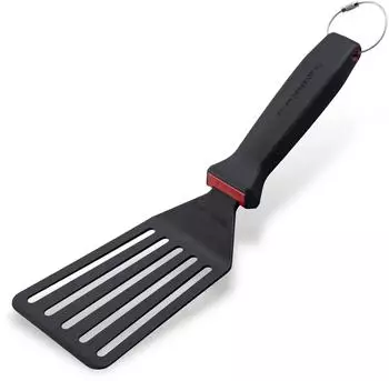 FMprofessional Presist 3H Schlitz-Pfannenwender POM, schwarz-rot