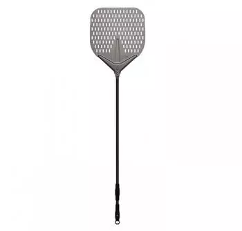 Alfa Forni Pizzaschaufel gro&szlig;, perforiert, Aluminium, 35cm/145cm (AC-PALAL)
