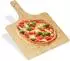 Relaxdays Pizzaschieber eckig, Bambus, 50x38cm