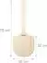Relaxdays Pizzaschieber Holz, natur (30x1x78cm)