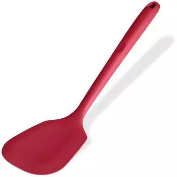 LuxusKollektion Pfannenwender Silikon, rot, 34,5cm, hitzebeständig bis 315°C
