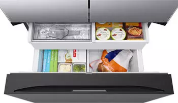 Samsung RF24BB620ES9EF – NoFrost-System eliminiert manuelles Abtauen dauerhaft