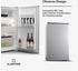 Klarstein Cool Cousin Mini Fridge silber metallic