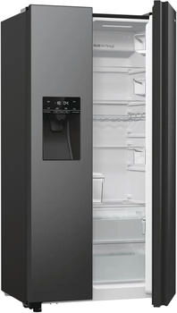 Hisense Kühl-Gefrier-Kombi 483L - No Frost, Eis/Wasserspender, Schwarz