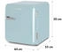 Klarstein Mini Audrey 48L blau
