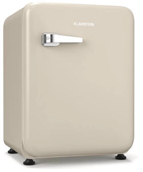 Klarstein Audrey Evo Mini K&uuml;hlschrank 68 Liter Creme