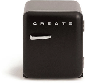 CREATE Fridge Retro 48L black-inox
