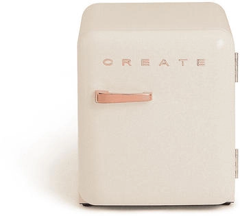 CREATE Fridge Retro 48L off white-rose gold