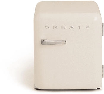 CREATE Fridge Retro 48L off white-inox