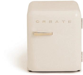 CREATE Fridge Retro 48L off white-gold