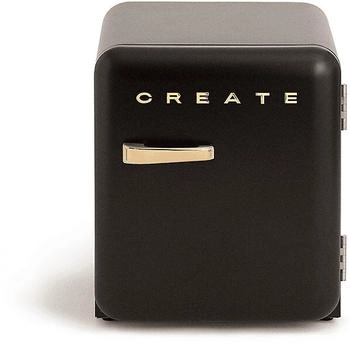 CREATE Fridge Retro 48L black-gold
