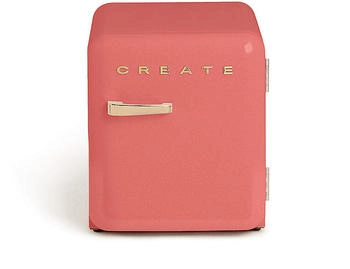CREATE Fridge Retro 48L red-gold