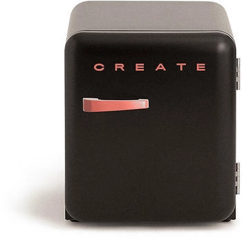 CREATE Fridge Retro 48L black-red