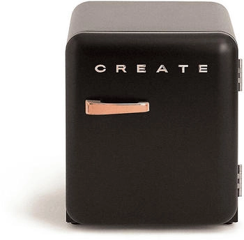 CREATE Fridge Retro 48L black-rose gold