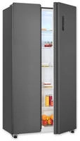 Exquisit 812000303, Exquisit SBS546-040E anthrazit Side by Side Grau,