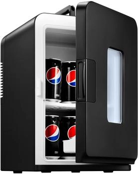 NORTHCLAN Mini Kühlschrank 15L schwarz