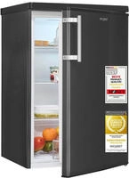 exquisit K&uuml;hlschrank "KS16-V-H-040E inoxlook-az" 85,5 cm hoch 55 cm breit Kompakt &