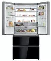Haier K&uuml;hl-/Gefrierkombination French Door 90 "HFR79F19DFGB" 190 cm hoch 90,5...