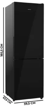 Cecotec Bolero CoolMarket Combi 322i D Black Glass