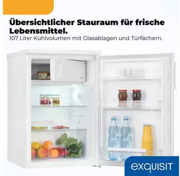 Exquisit KS16-4-H-010C – Durchdachte Raumaufteilung auf kleiner Stellfläche