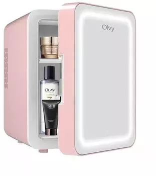 Olvy Kosmetik K&uuml;hlschrank 4 Liter rosa