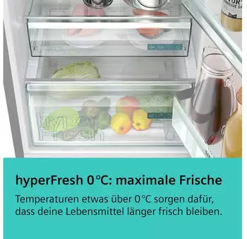 Siemens KG49NVIBG – Durchdachte Raumaufteilung für vielfältige Lagerbedürfnisse