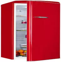 exquisit K&uuml;hlschrank "RKS325-V-H-160C rot" 146,5 cm hoch 54,5 cm breit