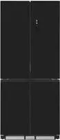 exquisit Multi Door "EMD470-170-200E schwarz-glas" 193 cm hoch 84 cm breit Nie...