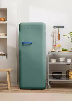 CREATE RETRO FRIDGE 150 COBALT/ Salbeigrün