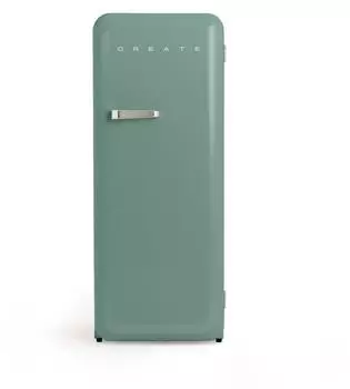 CREATE RETRO FRIDGE 150 SILVER Salbeigr&uuml;n