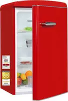 exquisit K&uuml;hlschrank "RKS120-V-H-160C rot" 89,5 cm hoch 54,5 cm breit
