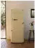 CREATE RETRO FRIDGE 150 Cremeweiß/ SILVER Griff