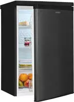 exquisit K&uuml;hlschrank "KS16-V-040C inoxlook-az" 85 cm hoch 55 cm breit Helles