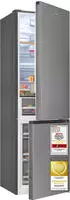 exquisit K&uuml;hl-/Gefrierkombination "KGC380-115-NF-040A inoxlook" 200,5 cm hoch...