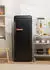 CREATE RETRO FRIDGE 150 TERRACOTA Schwarz