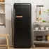 CREATE RETRO FRIDGE 150 TERRACOTA Schwarz