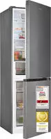 exquisit K&uuml;hl-/Gefrierkombination "KGC340-115-NF-040C inoxlook" 186 cm hoch...