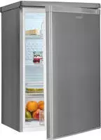 exquisit K&uuml;hlschrank "KS16-V-040C inoxlook" 85 cm hoch 55 cm breit Helles...