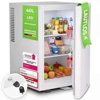 STILLSTERN MB-40.1 Solid Minik&uuml;hlschrank 40L lautlos, wei&szlig; (MB-40.1)