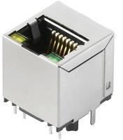 Weidm&uuml;ller RJ45M R1V 3.3N4Y/G TY 2461070000 Buchse, Einbau vertikal Polzahl 8 Silber, Schwarz 120St